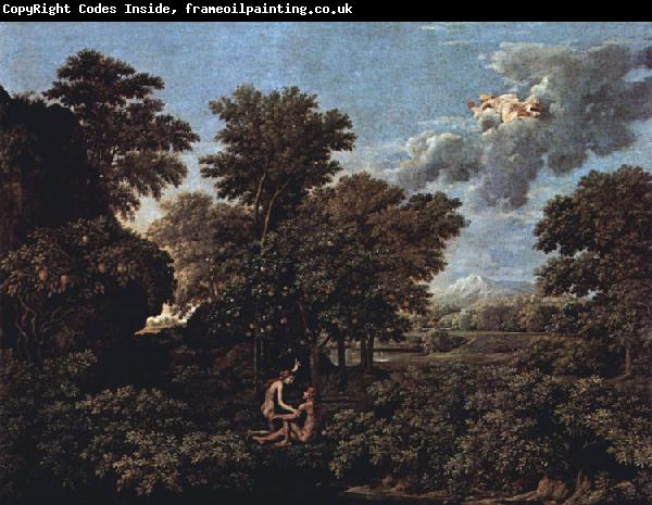 Nicolas Poussin Hut and Well on Rugen (mk10)